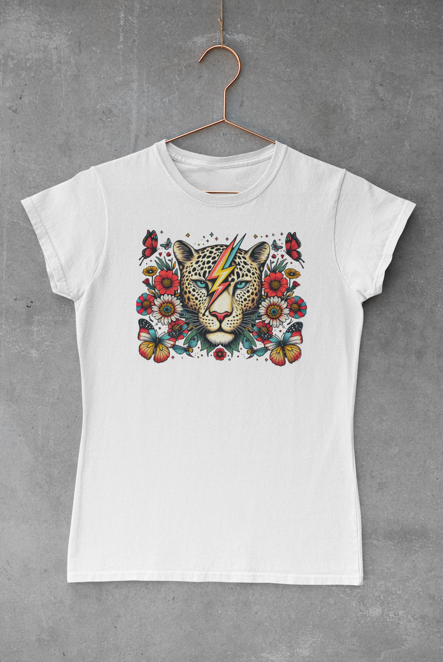 Floral Jaguar Transfer