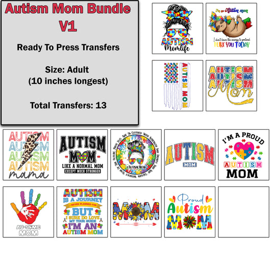 Autism Mom Transfer Bundle 1