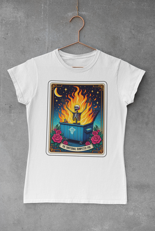 Emotional Dumpster Fire Tarot Card Transfer