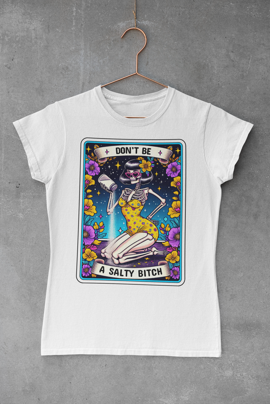 Don't Be A Salty Bitch Tarot Card Transfer