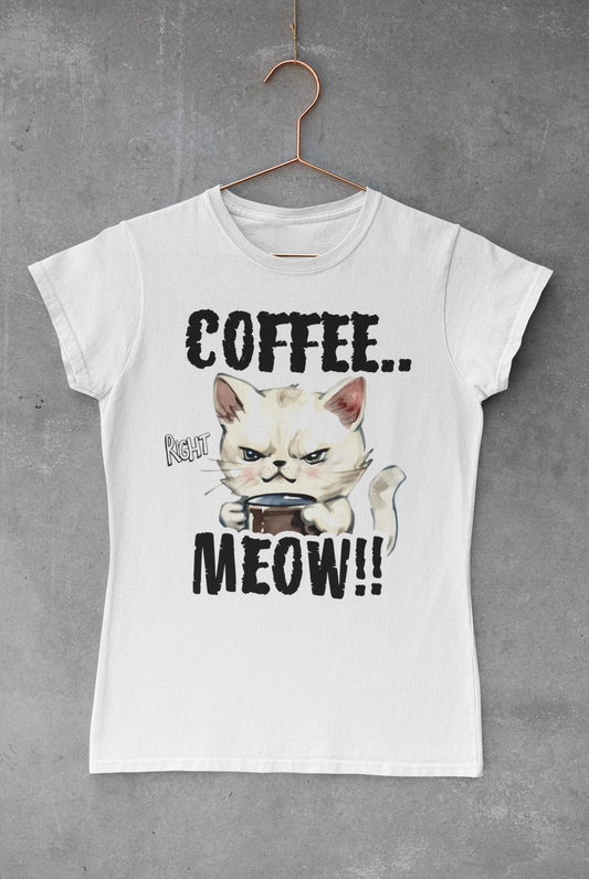 Coffee Right Meow Transfer