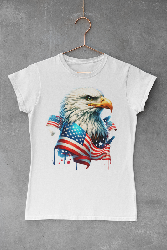 Proud USA Eagle Head Transfer