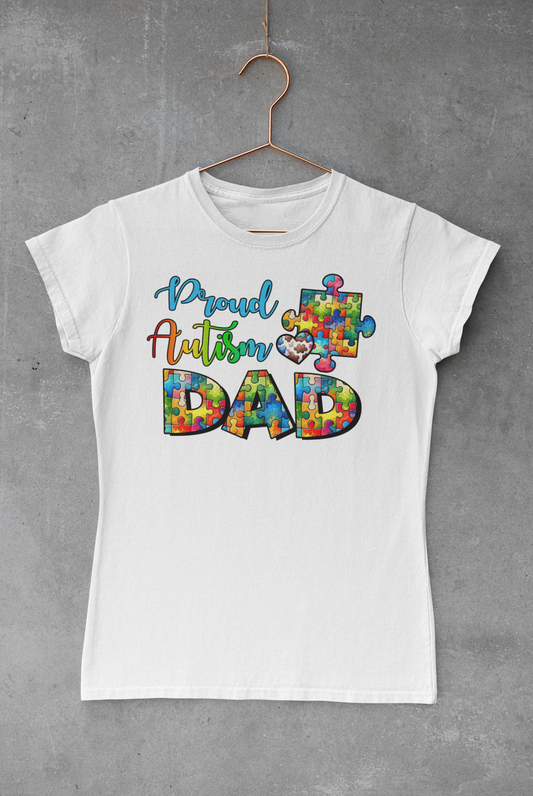 Proud Autism Dad Puzzle Transfer