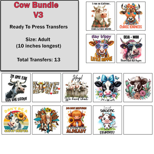 Cow Transfer Bundle 3