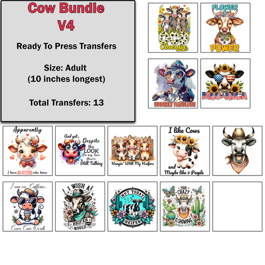 Cow Transfer Bundle 4