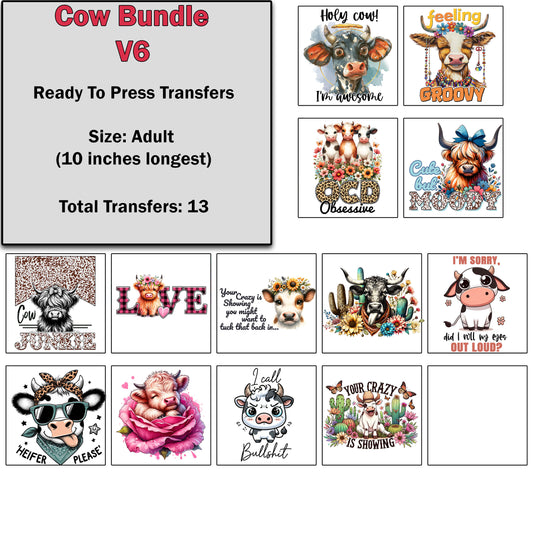 Cow Transfer Bundle 6