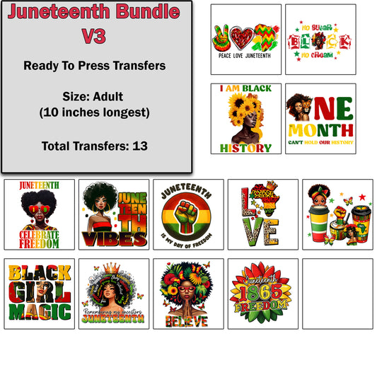 Juneteenth Transfer Bundle 3