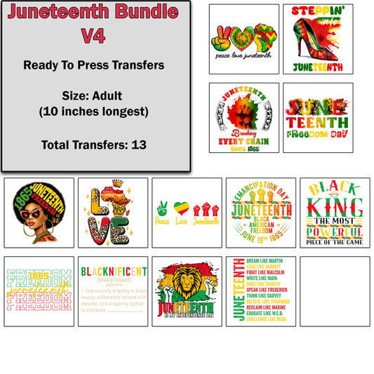 Juneteenth Transfer Bundle 4