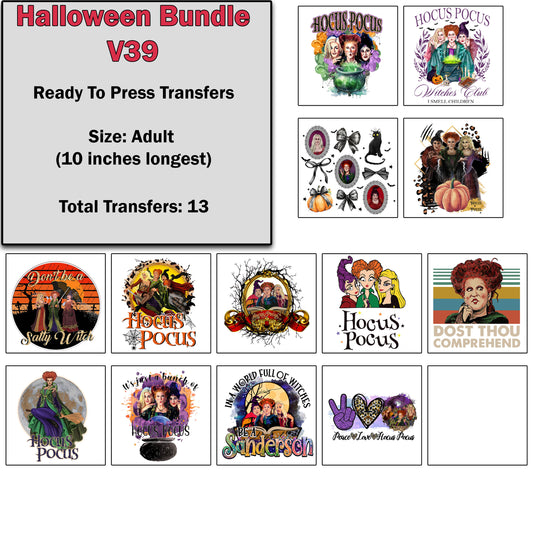 Halloween Transfer Bundle 39
