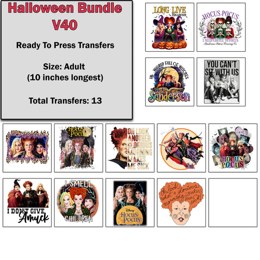 Halloween Transfer Bundle 40