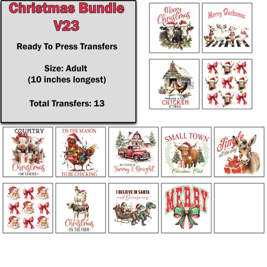 Christmas Transfer Bundle 23