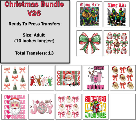 Christmas Transfer Bundle 26