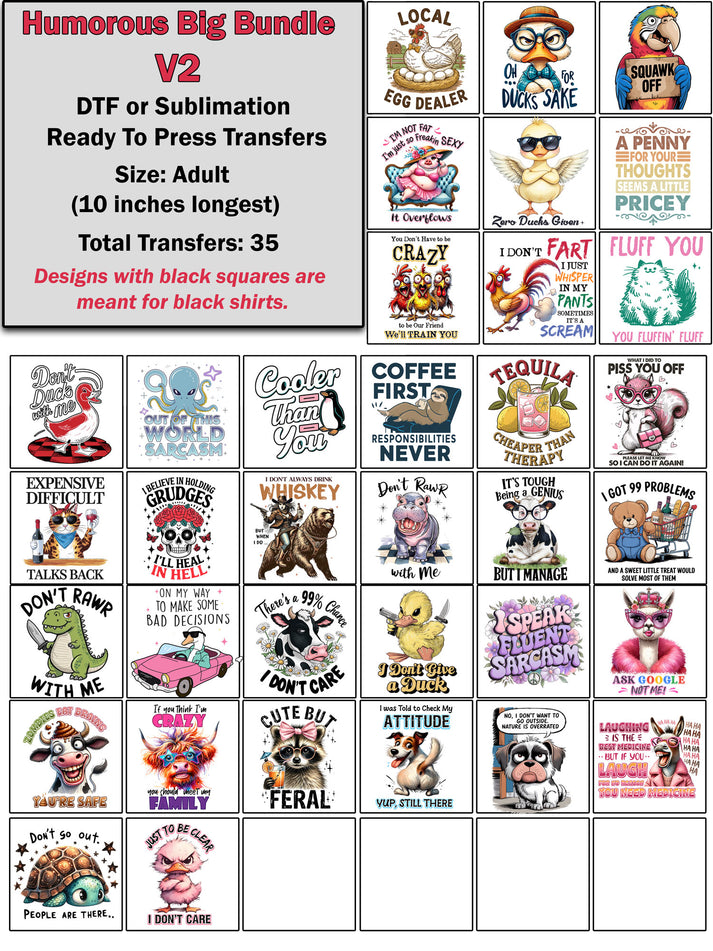 Humorous Big Bundle v2 – iCraftVinyl