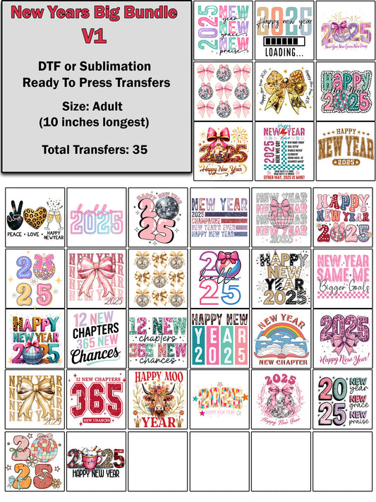 Big New Years Transfer Bundle V1