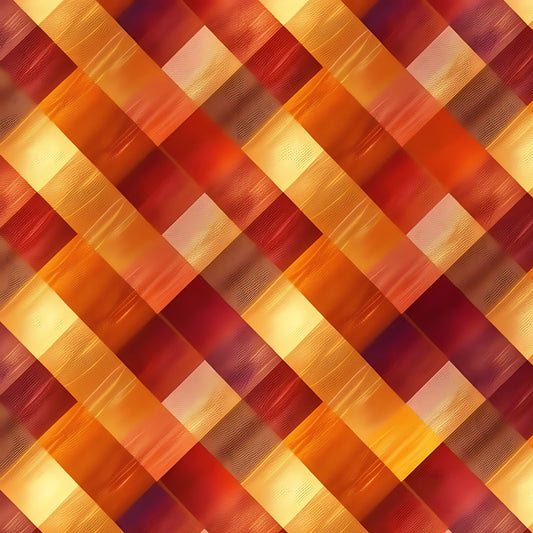 Abstract Fall Plaid 12x12 Patterned Vinyl Sheet