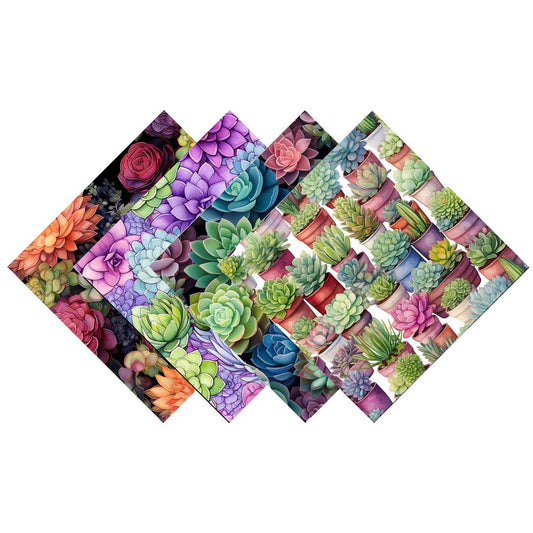 Succulents V.2 Patterned Vinyl Pack