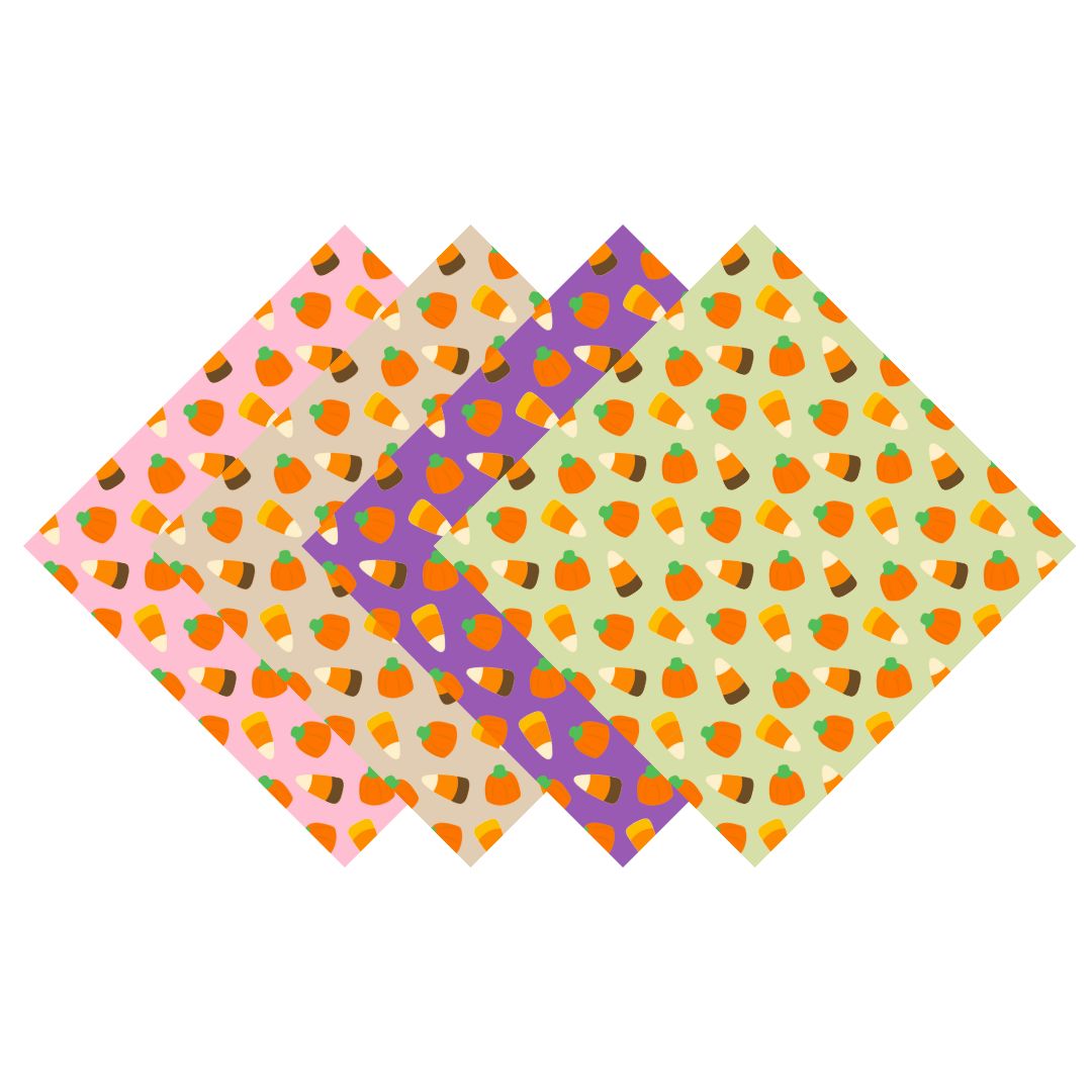 Candy Corns & Candy Pumpkins Patterned Vinyl Pack
