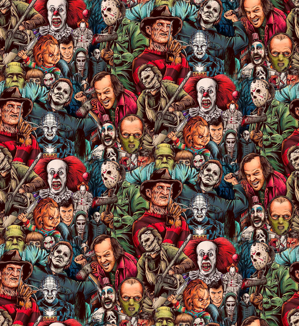 Classic Horror Characters 12x12 Patterned Vinyl Sheet – iCraftVinyl
