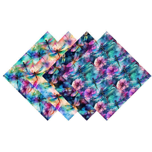 Dragonflies Patterned Vinyl Pack