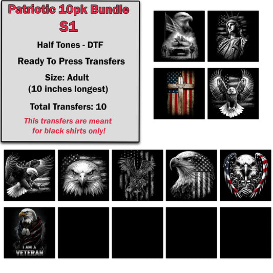 Exclusive Patriotic Bundle -10 Design Pack