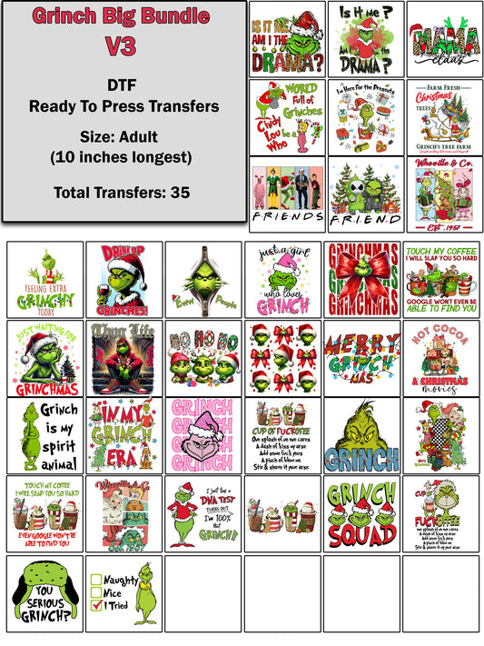 Big Grinch Transfer Bundle v.3