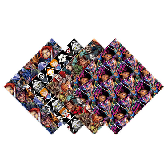 Halloween Horror Characters Patterned Vinyl Pack