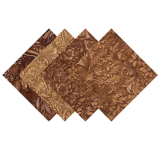 Engraved Leather Patterned Vinyl Pack