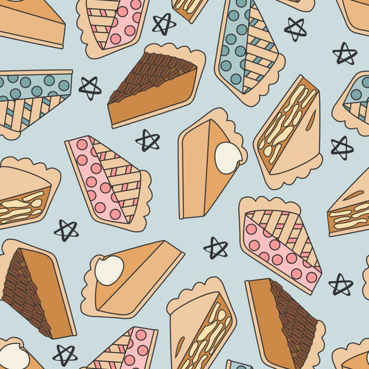 Slices of Pie 12x12 Patterned Vinyl Sheet