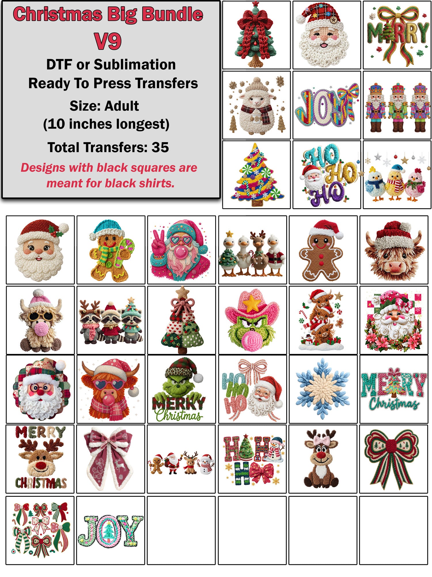 Sublimation/DTF- Christmas – Page 6 – iCraft Transfers