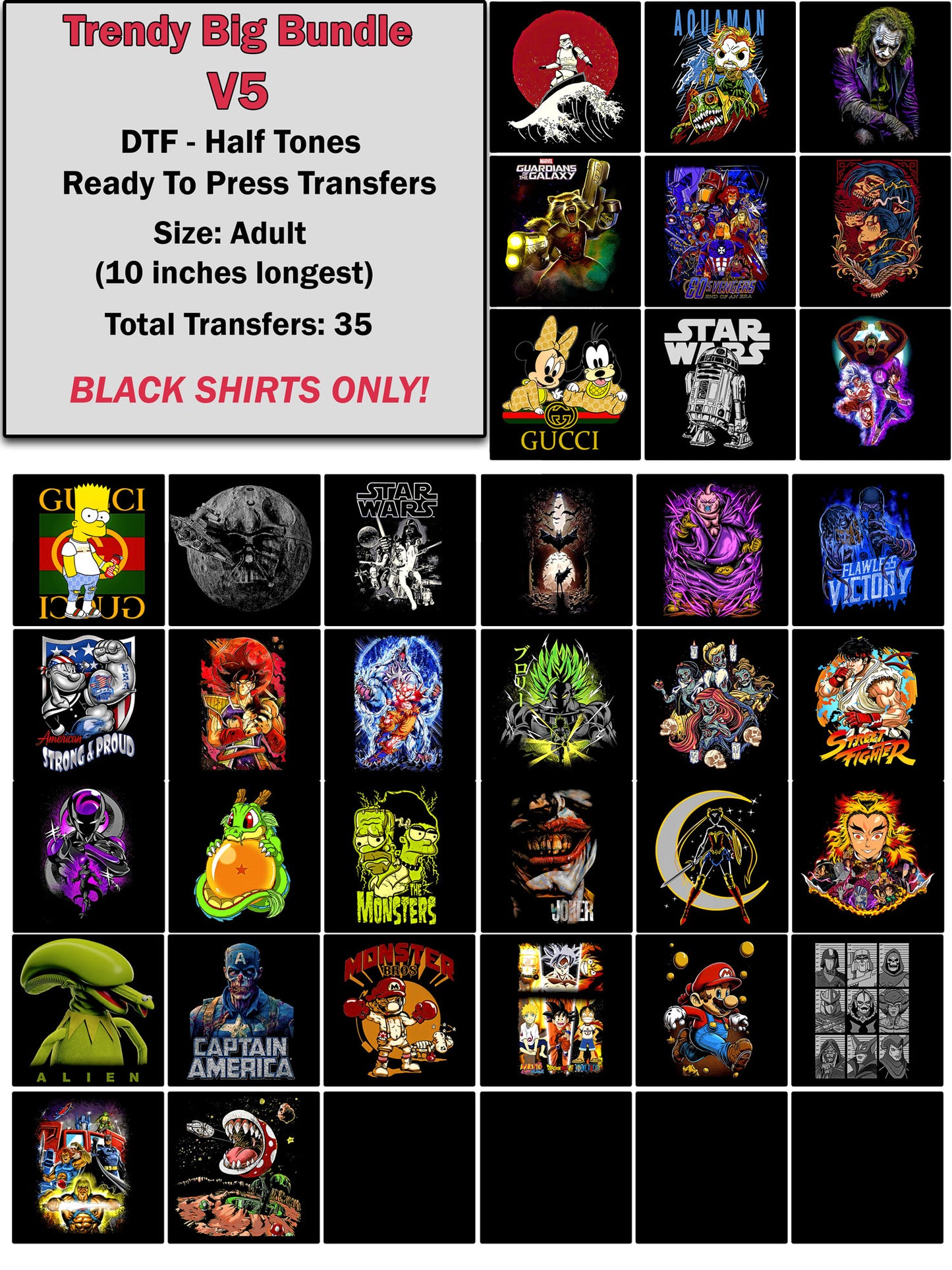 Trendy Half Tone Big Bundle V5