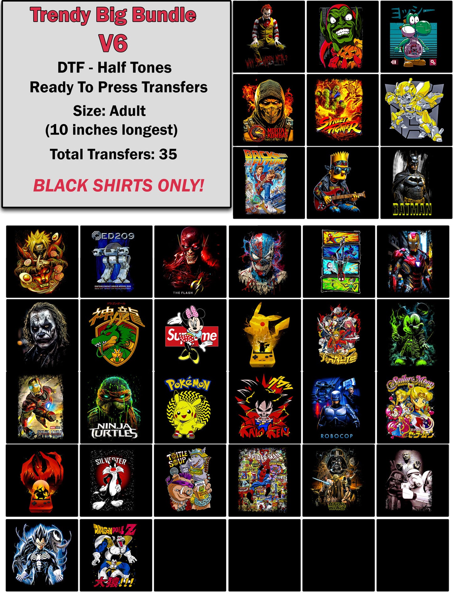 Trendy  Half Tone Big Bundle V6