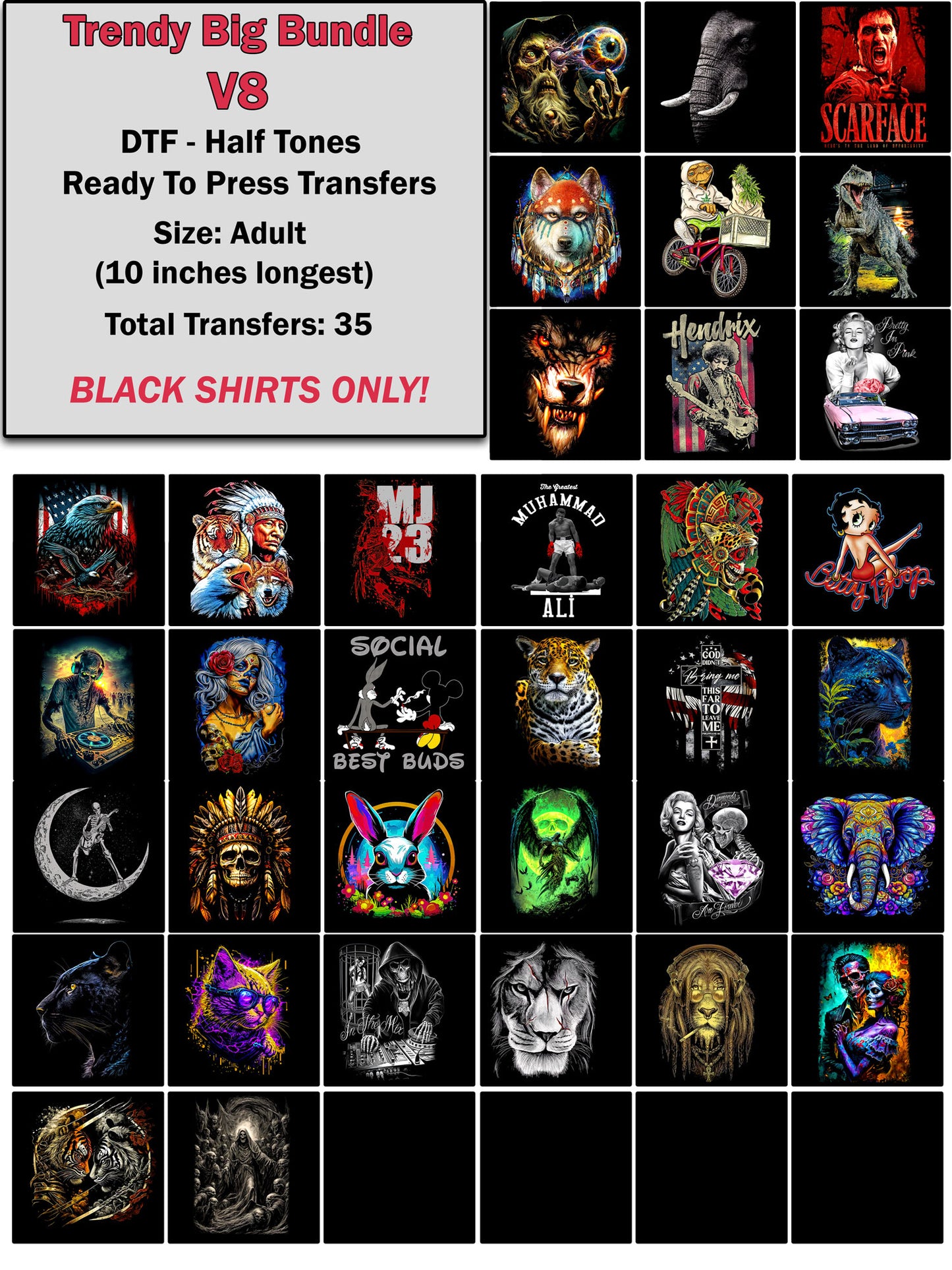 Trendy Half Tone Big Bundle V8