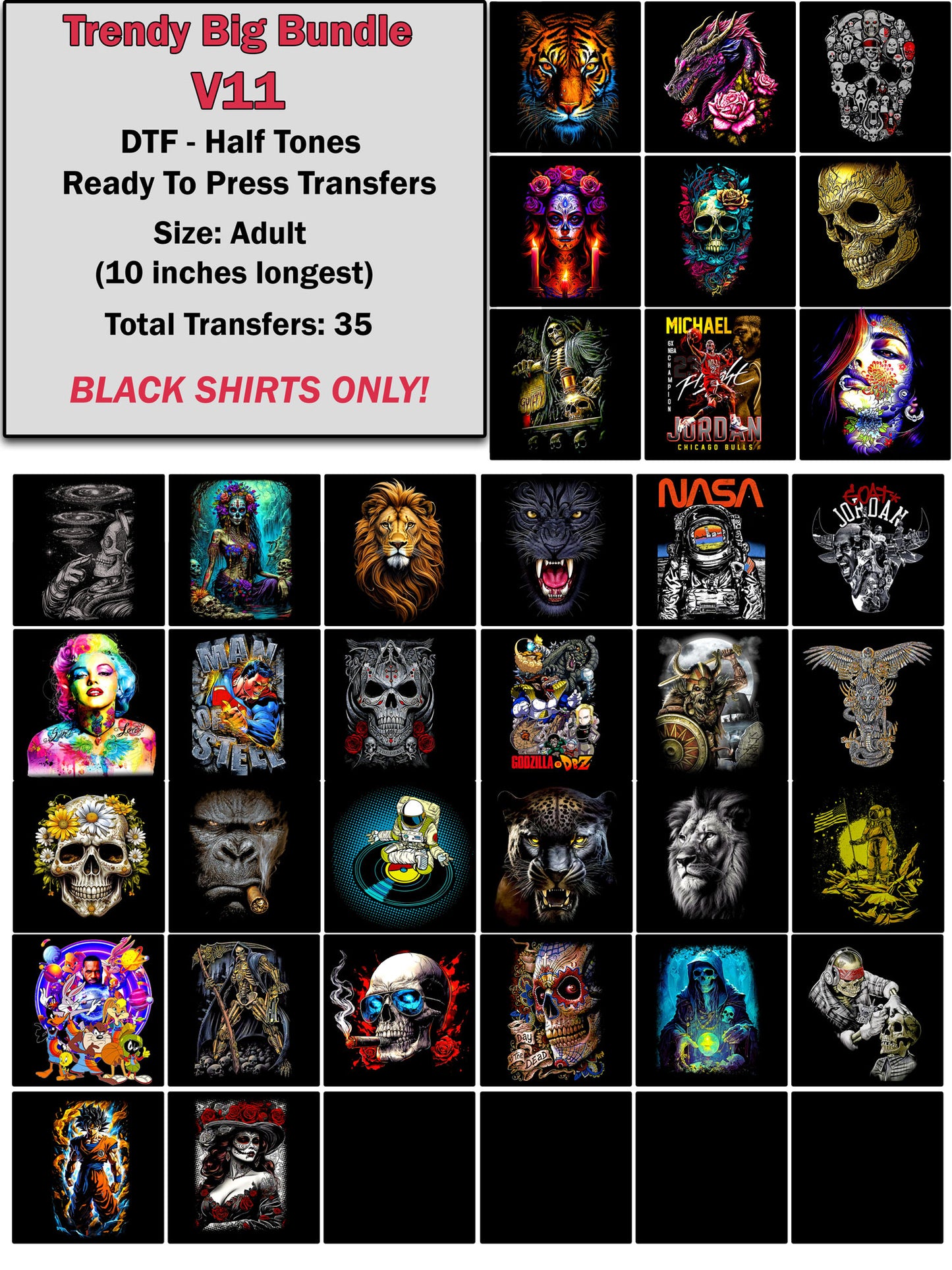 Trendy Half Tone Big Bundle V11