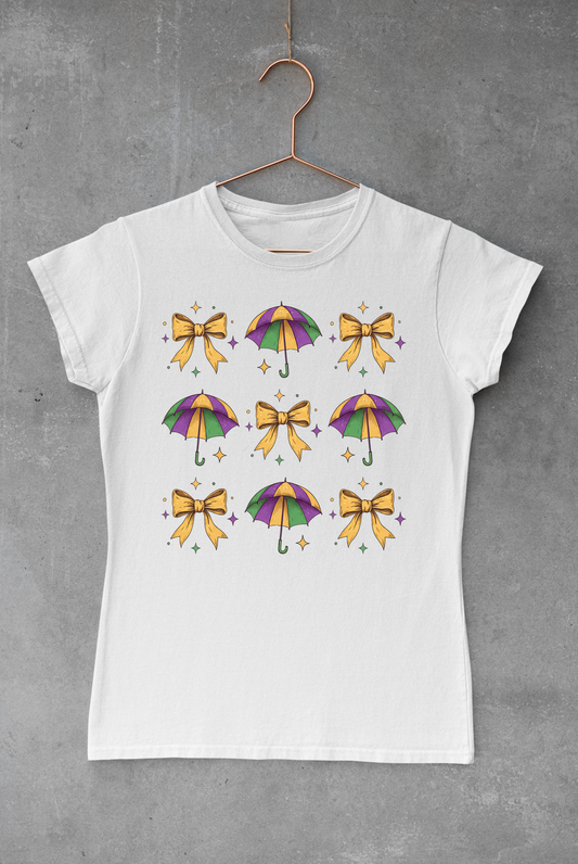 Mardi Gras Umbrellas & Bows