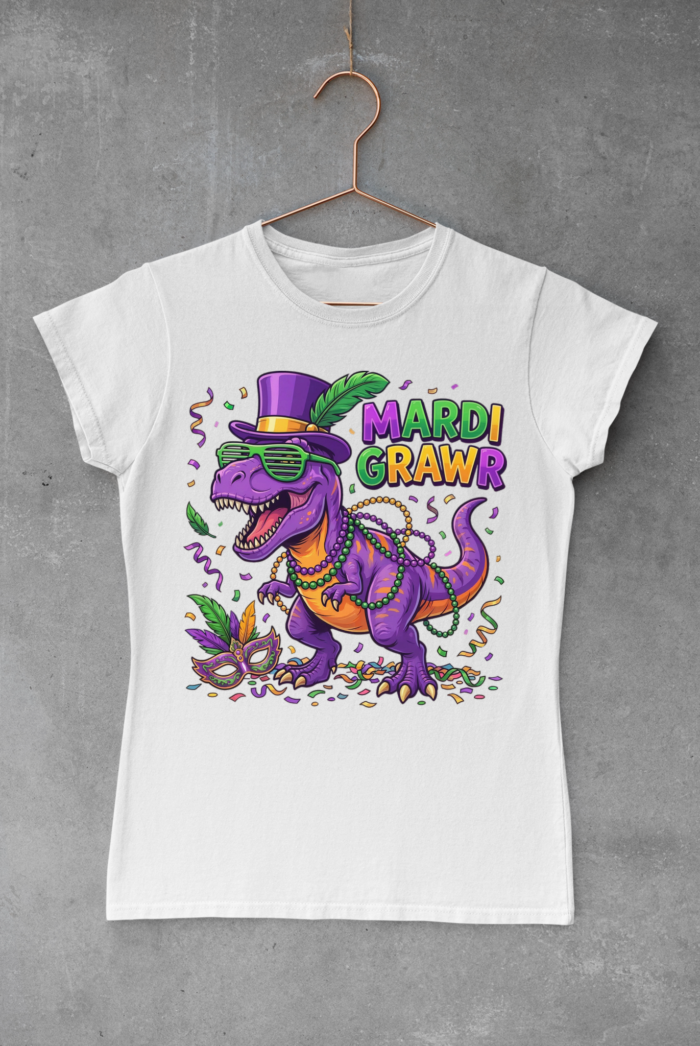 Mardi Gras T-Rex