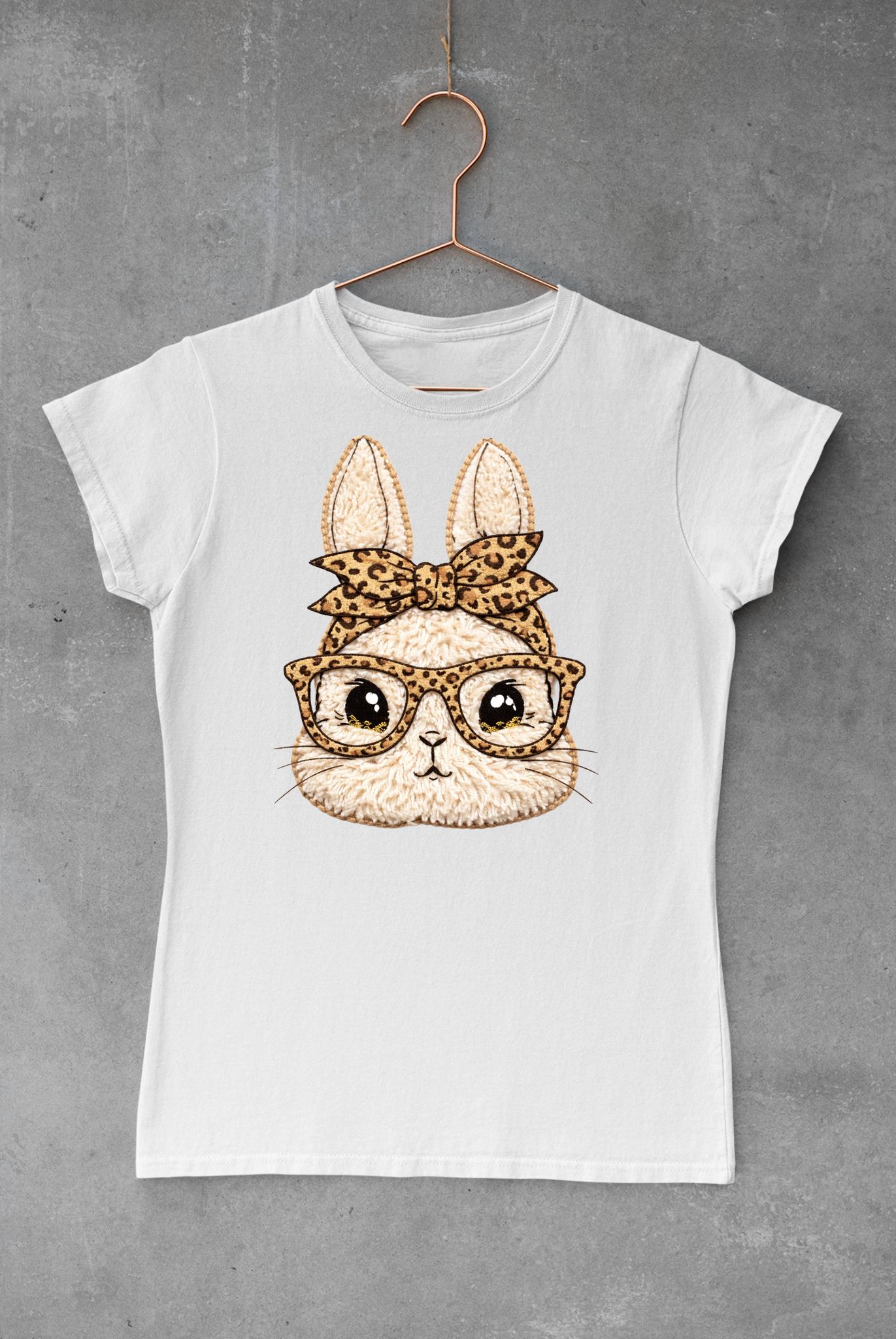 Latch Hook Bunny with glasses