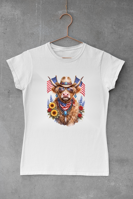 Western Patriotic Cow