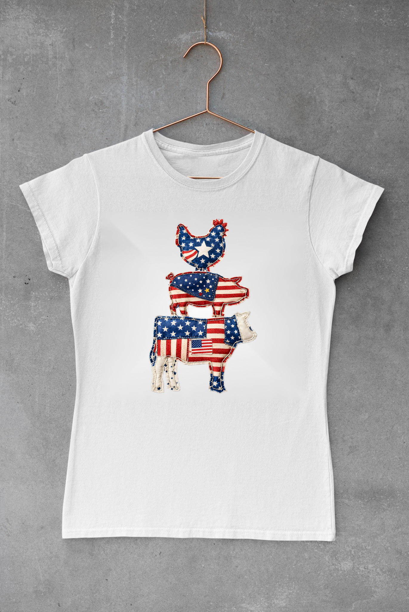 Patriotic Farm Animals