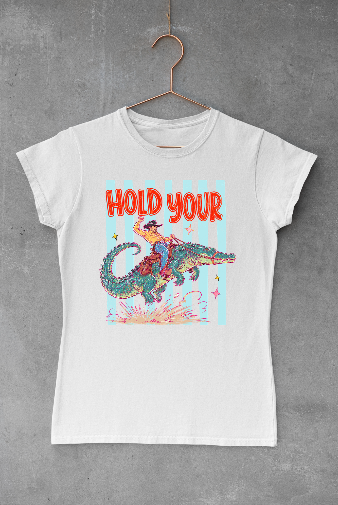 Hold Your Gator Preppy Stripes
