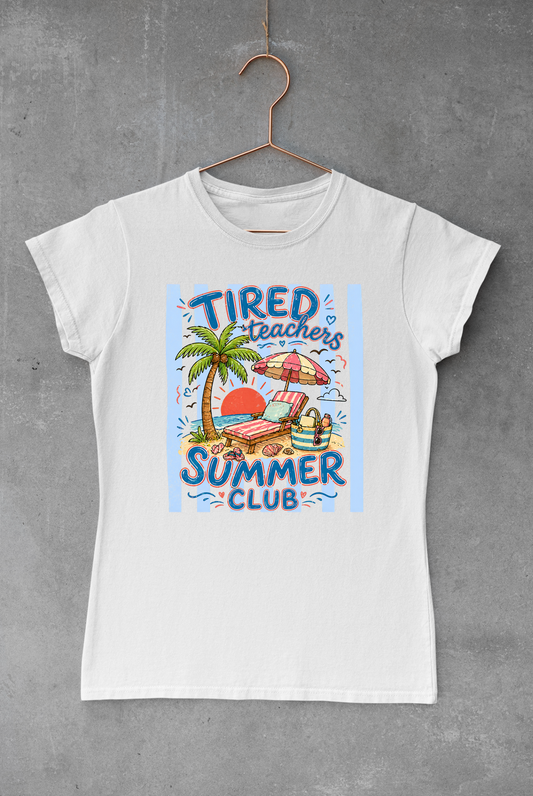 Tired Teachers Preppy Stripes