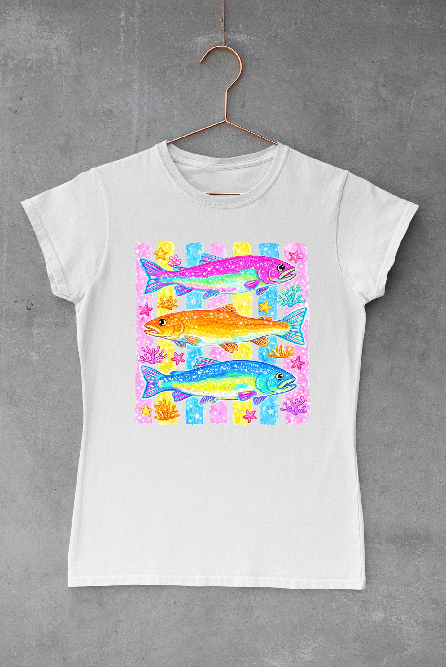 Three Fishes Preppy Stripes