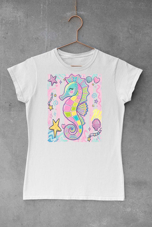 Seahorse Preppy Stripes