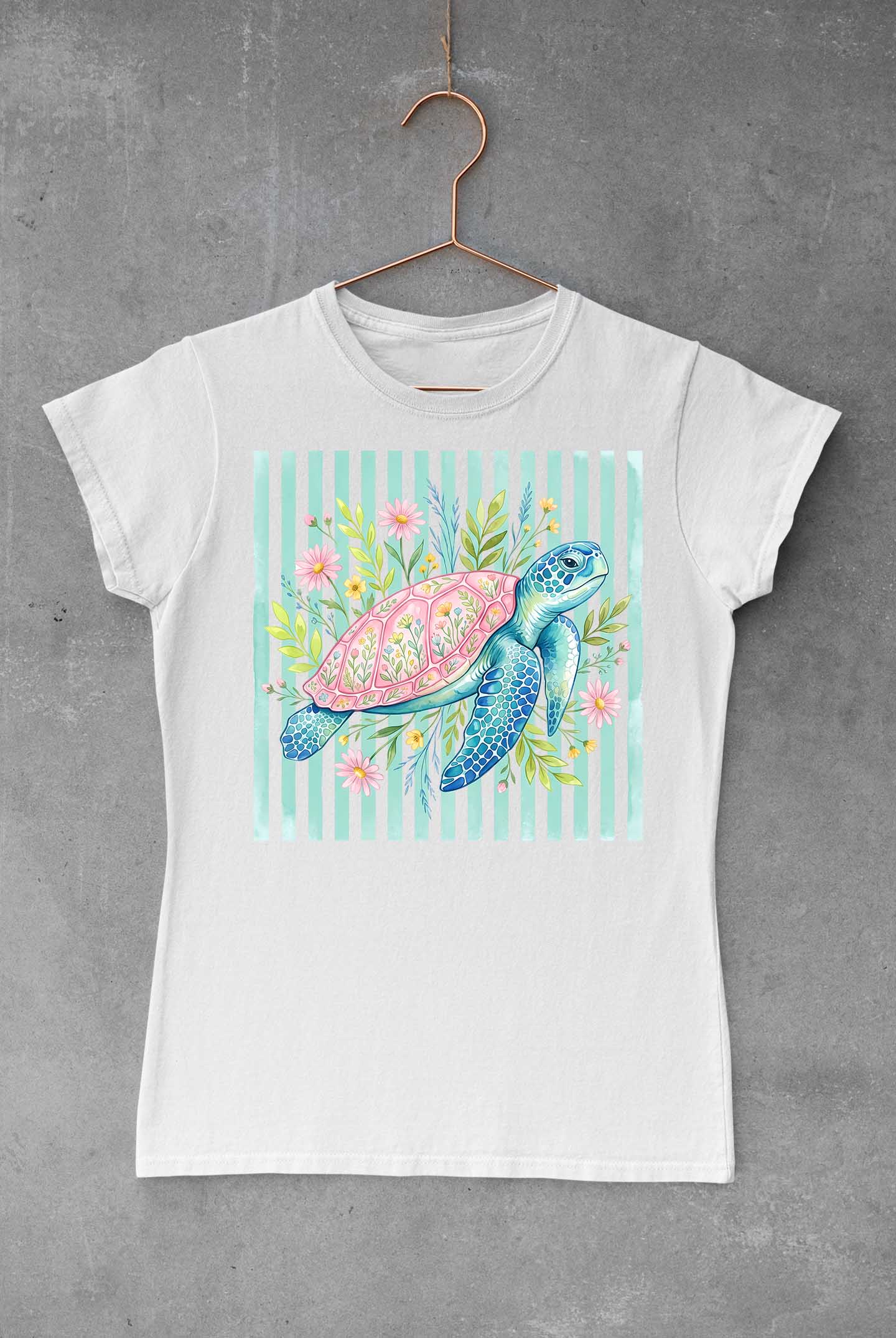 Turtle Preppy Stripes