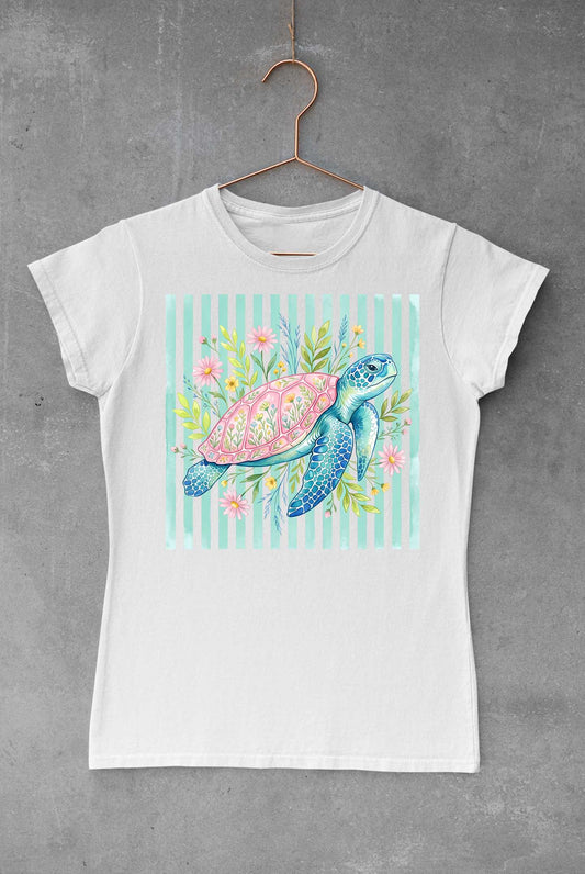 Turtle Preppy Stripes