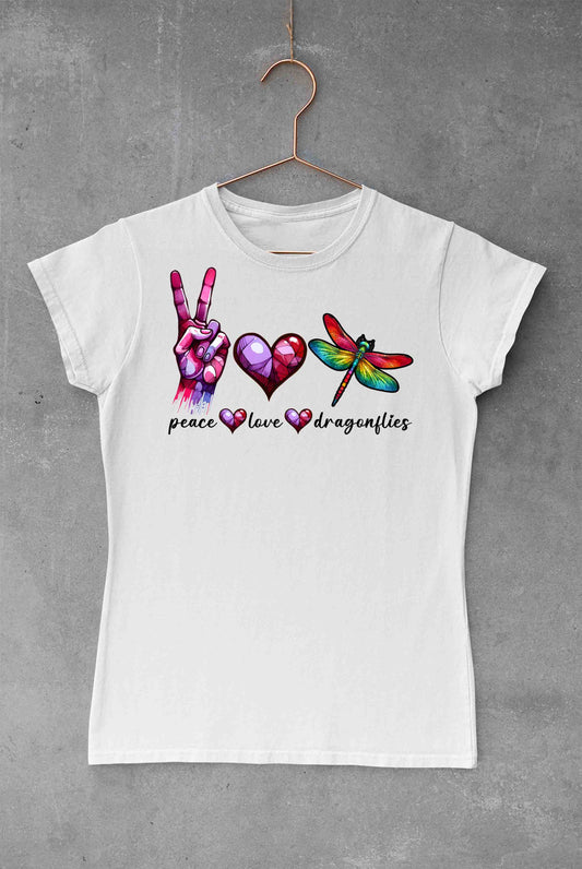 Peace Love Dragonflies