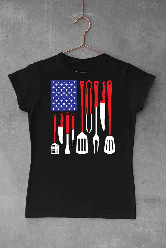 Grilling Tools American Flag
