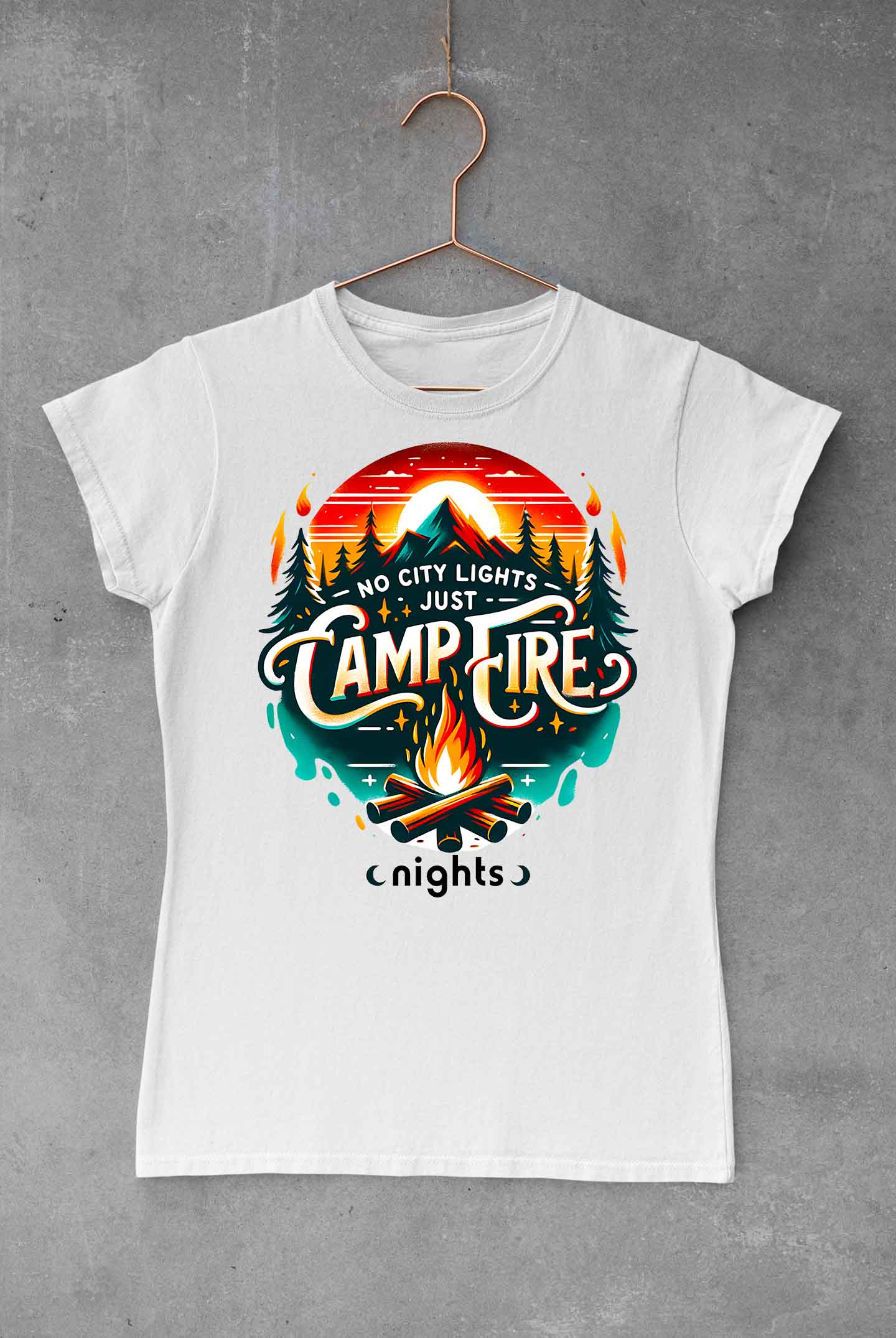 No City Lights Just Camp Fire Nights