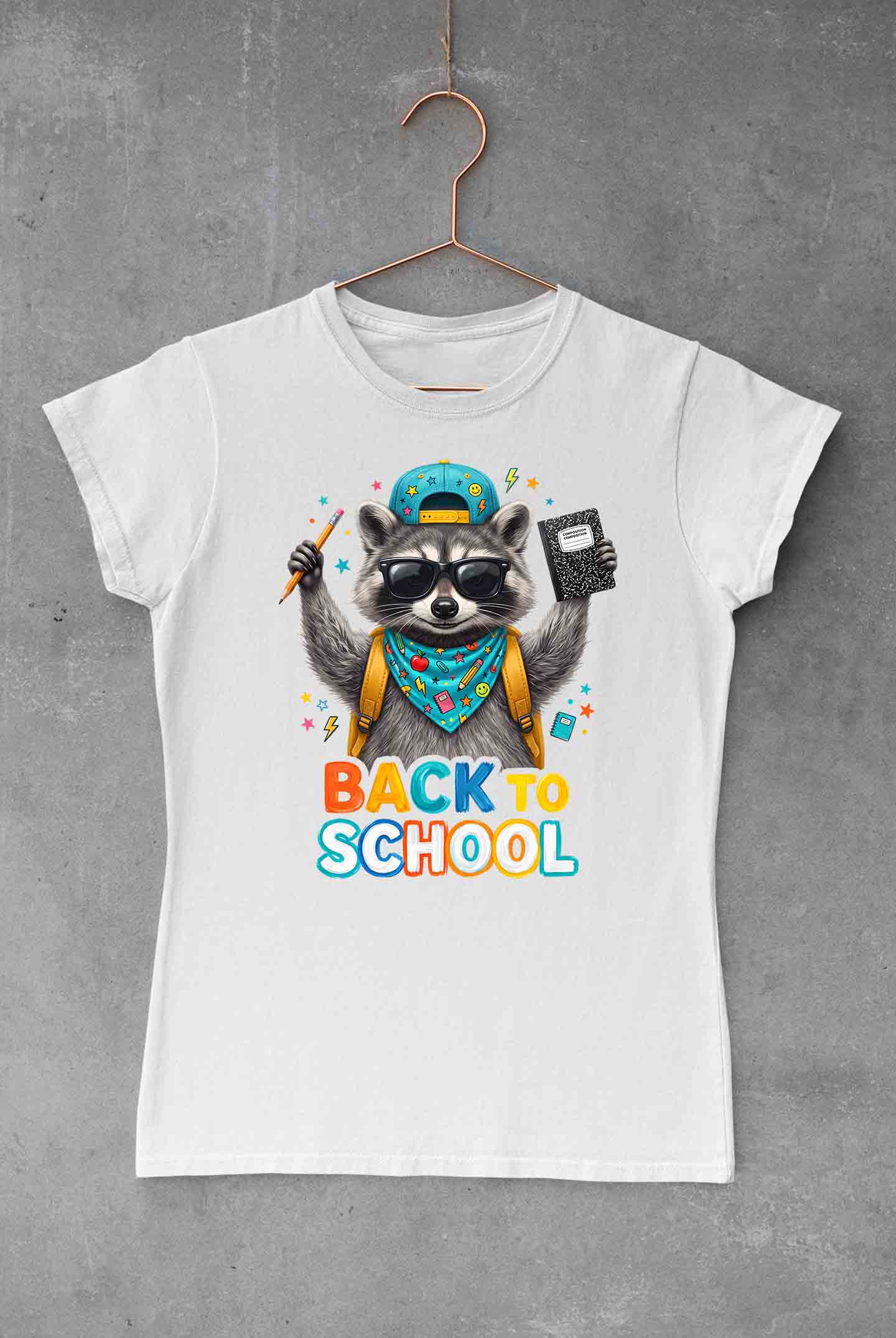 Back To School Raccoon