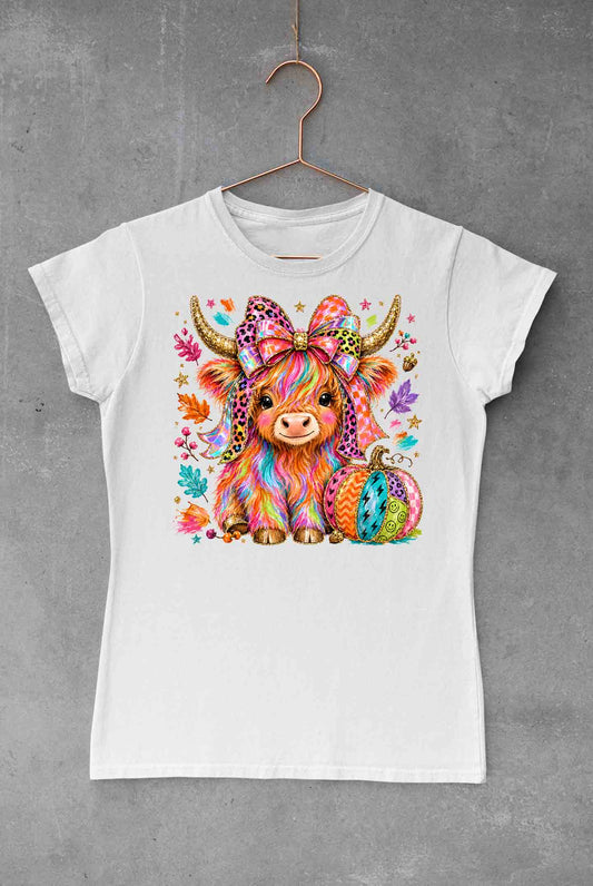 Preppy Highland Cow Fall