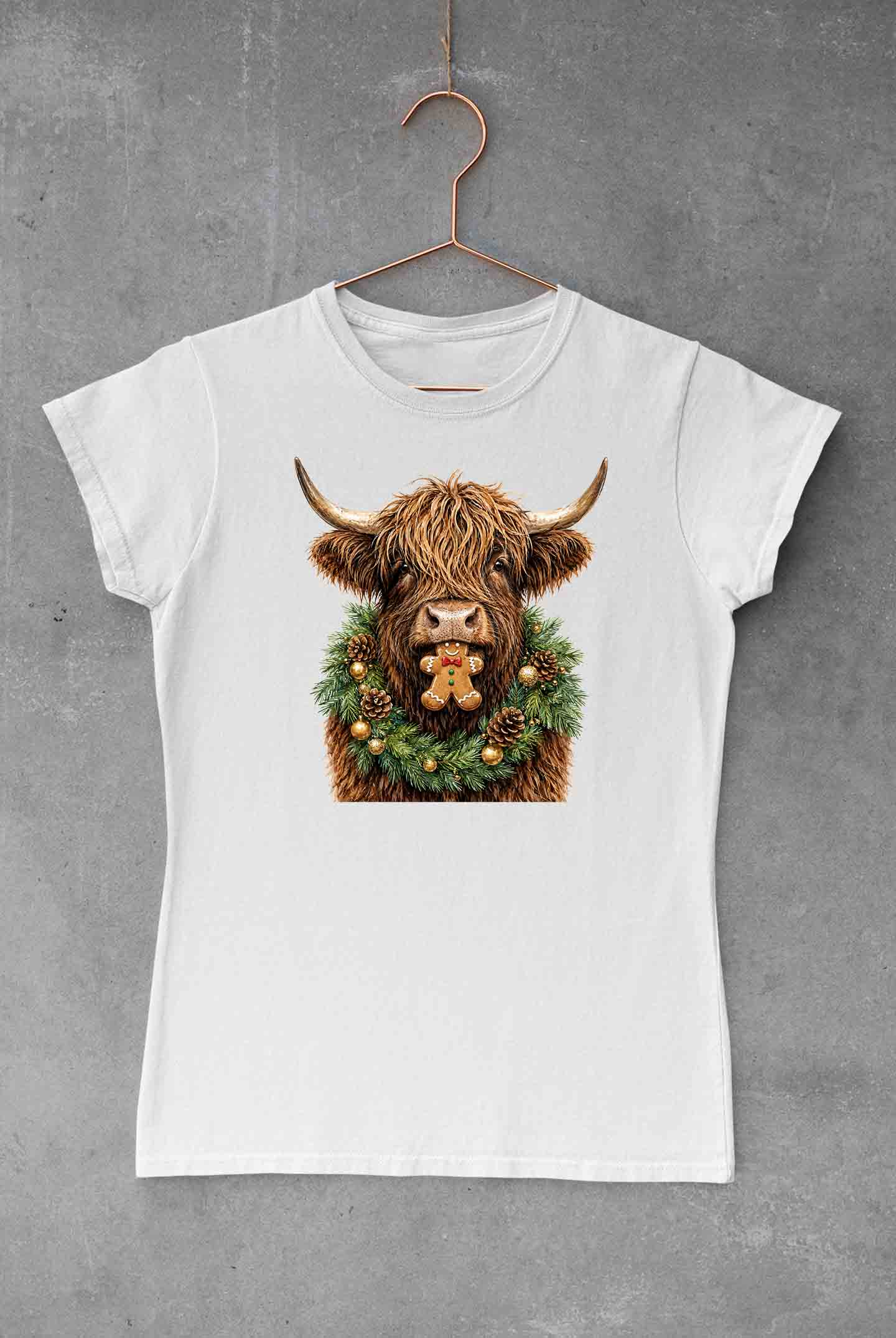 Highland Cow Xmas V1